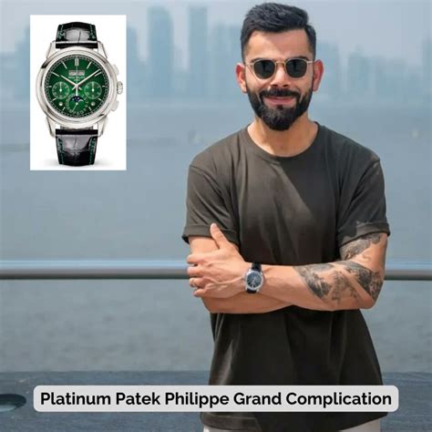 virat kohli patek philippe|most expensive Rolex watch.